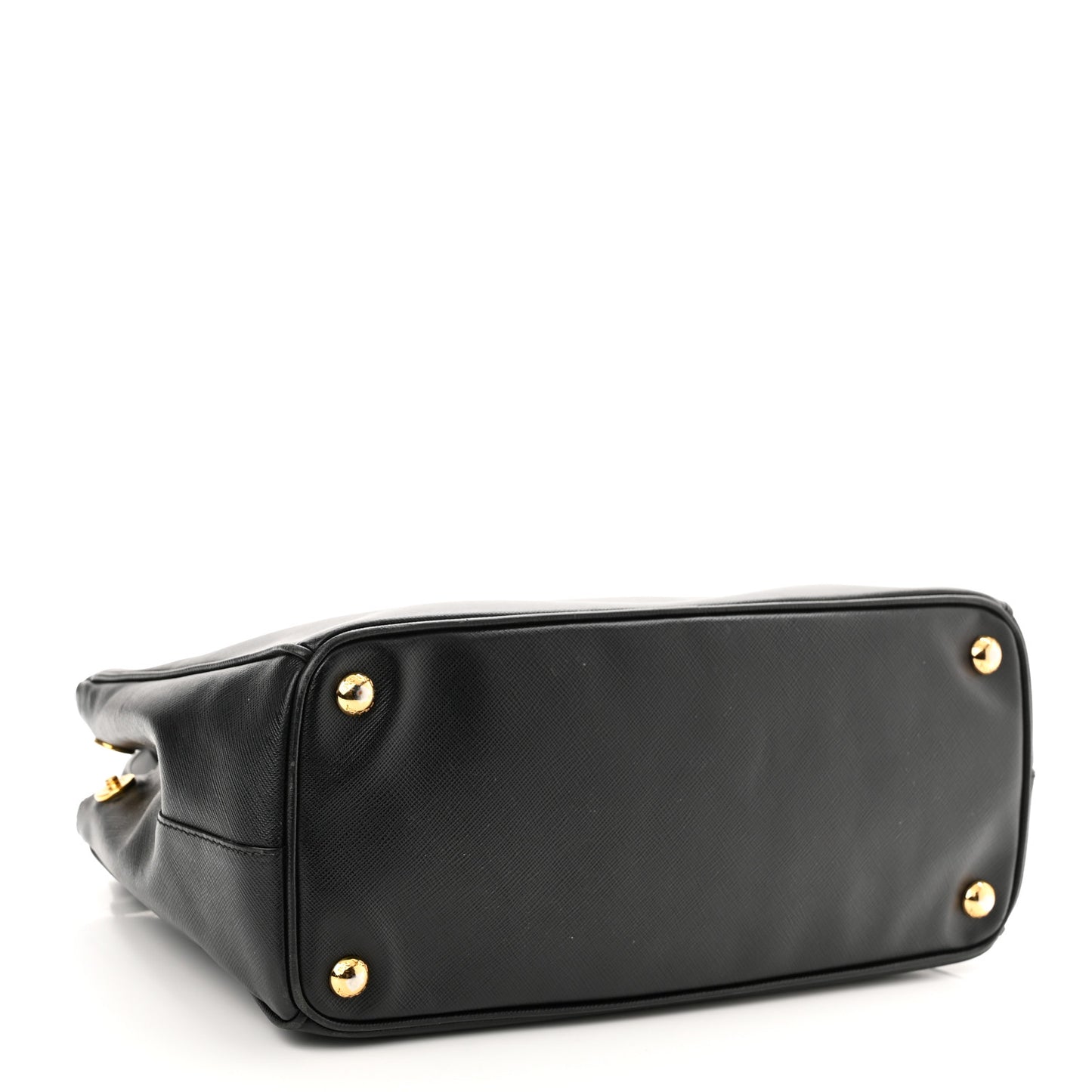 Saffiano Small Galleria Double Zip Tote Black