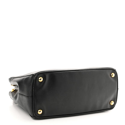 Prada Saffiano Small Galleria Double Zip Tote Black 3 of 11