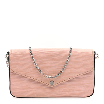 Louis Vuitton Epi Pochette Felicie Rose Ballerine 1 of 14