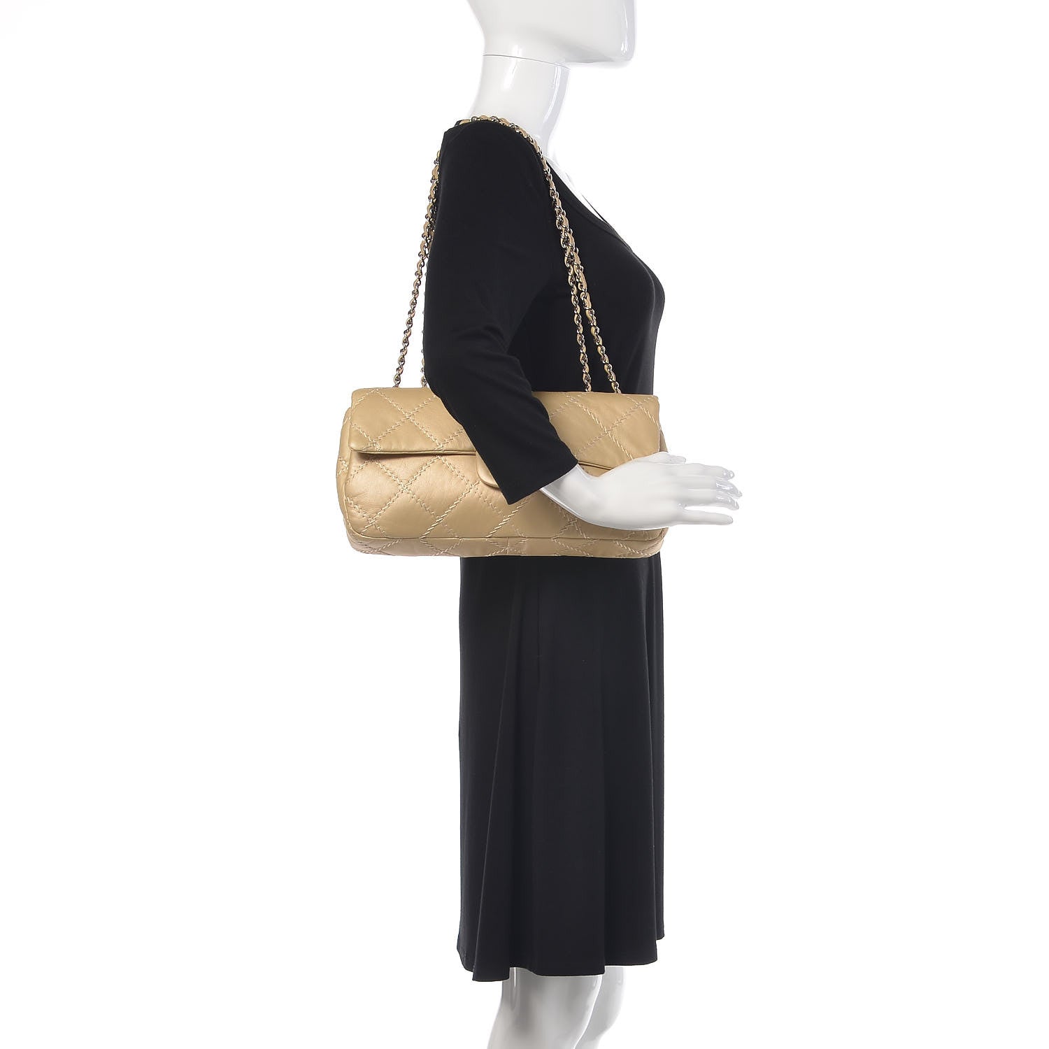 Chanel Calfskin Ultimate Stitch Flap Gold 2 of 12