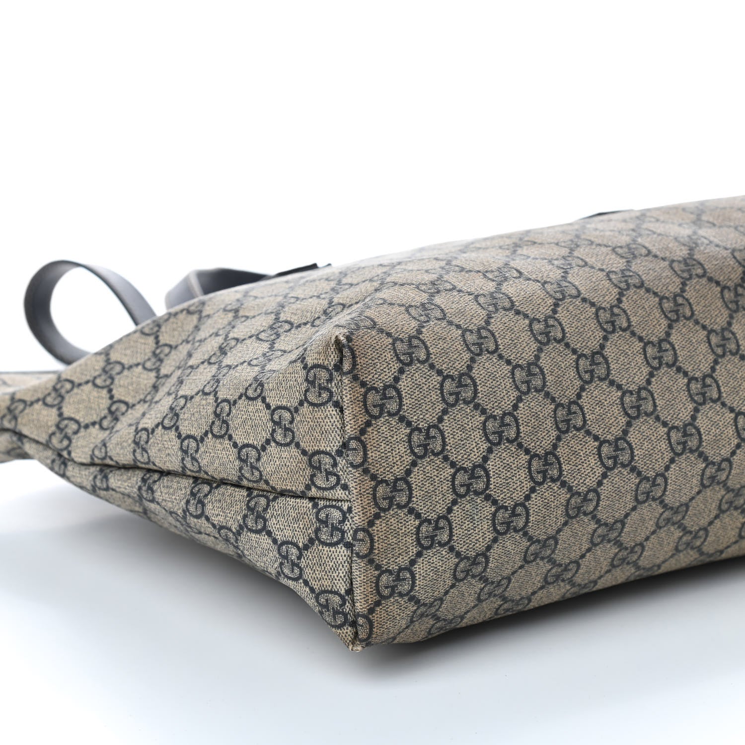 Gucci GG Supreme Monogram Medium Zippered Shopping Tote Navy 9 of 10