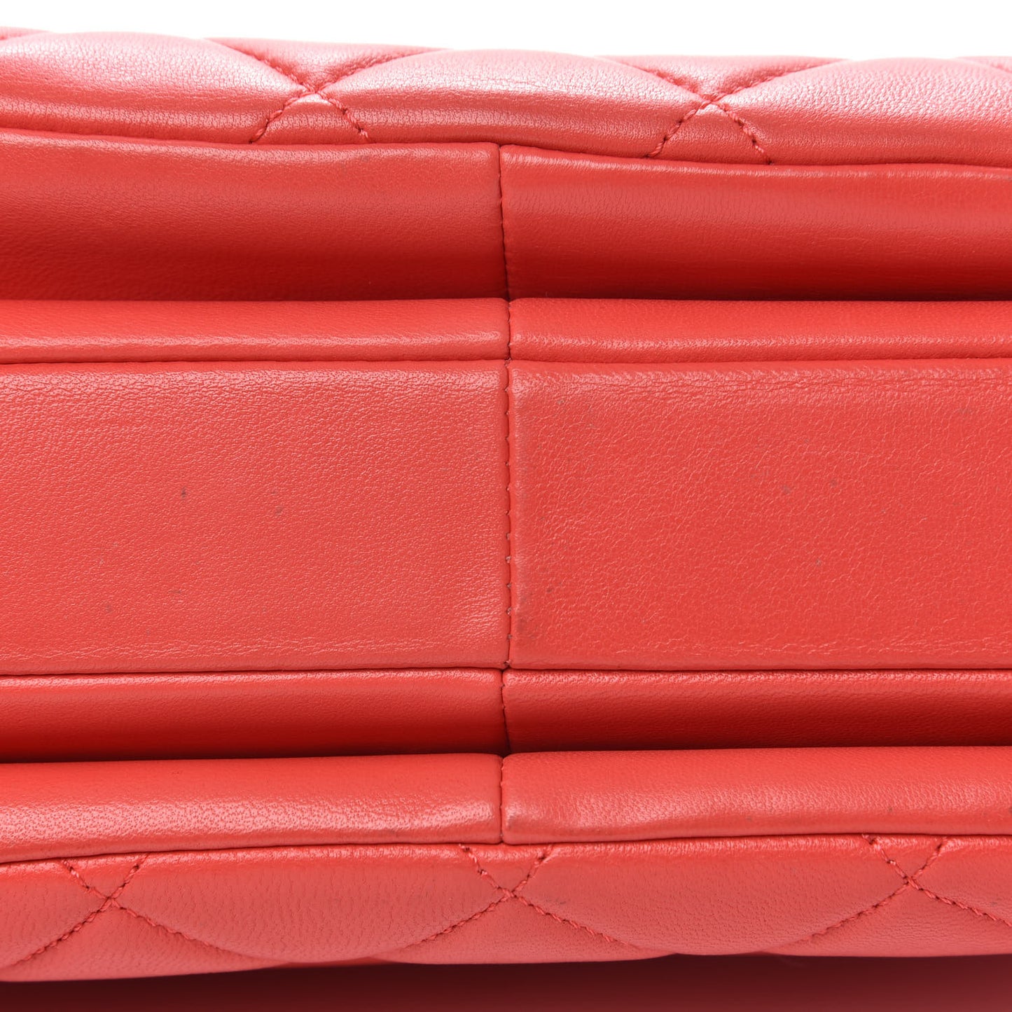Lambskin Quilted Small Trendy CC Flap Dual Handle Bag Red