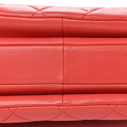 Chanel Lambskin Quilted Small Trendy CC Flap Dual Handle Bag Red 12 of 16