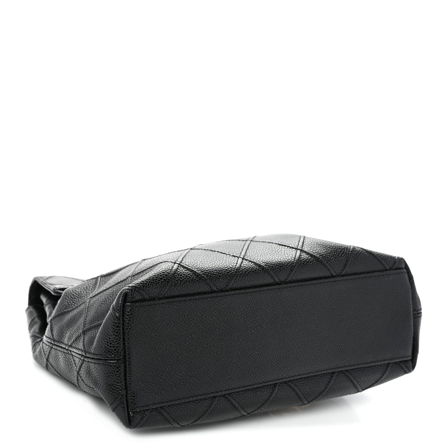 Chanel Caviar Diamond Quilted Flap Shoulder Bag Black 4 of 10