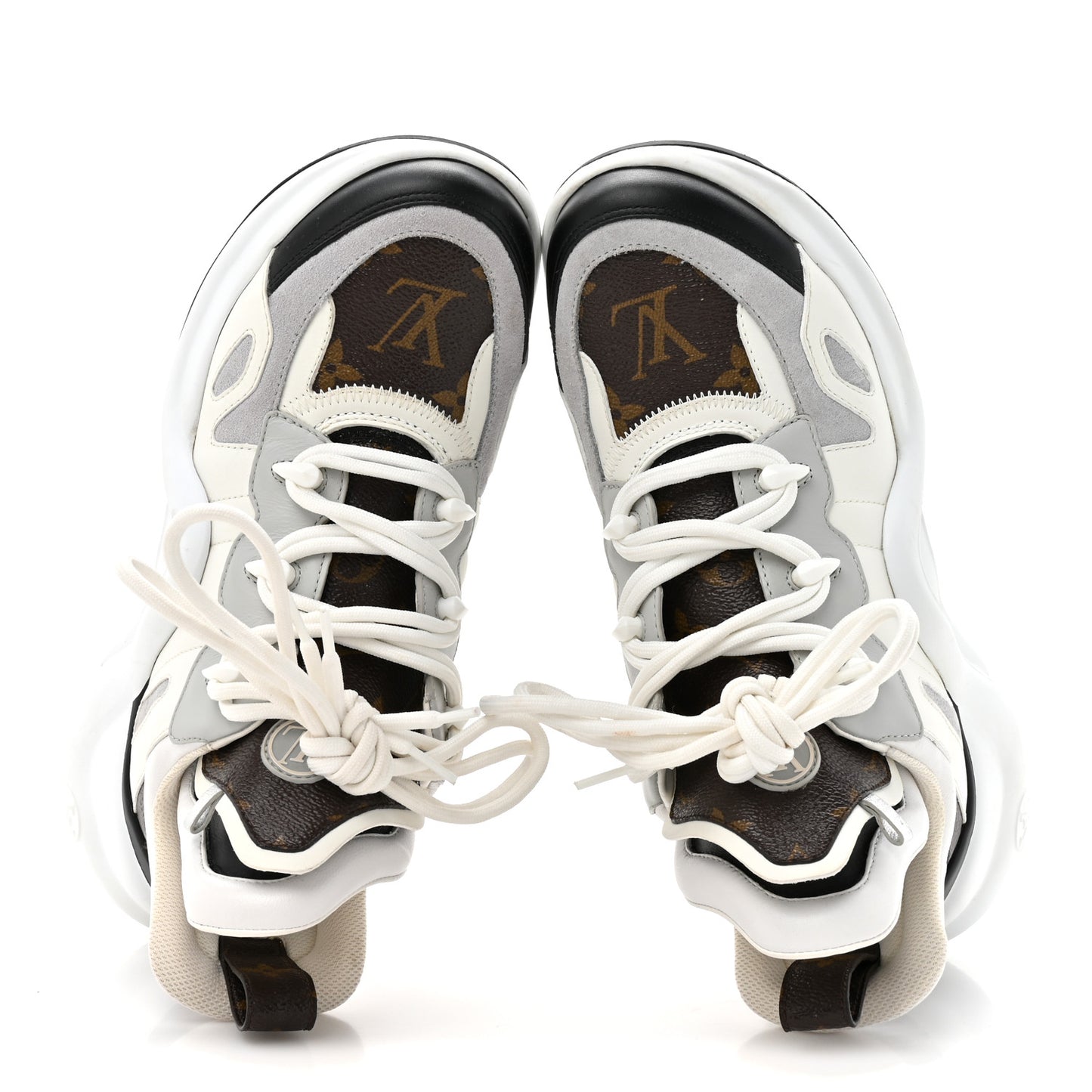 Patent Monogram LV Archlight Sneakers 38 White