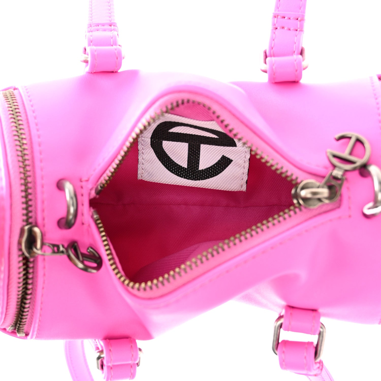 Telfar Vegan Leather Small Duffle Azalea 5 of 11