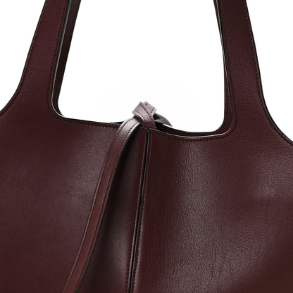 Celine Supple Natural Calfskin Medium Tri-Fold Bag Burgundy 9 of 12
