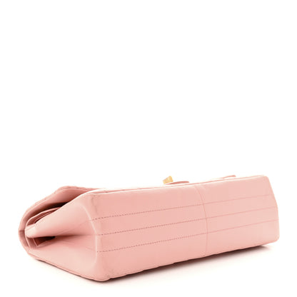 Chanel Aged Calfskin Chevron Quilted 2.55 Reissue 226 Flap Light Pink 4 of 17