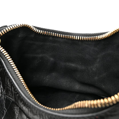 Balenciaga Extra Supple Calfskin Crocodile Embossed Le Cagole Shoulder Bag XS Black 11 of 13