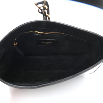 Saint Laurent Smooth Calfskin Le 5 A 7 Hobo Black 5 of 9