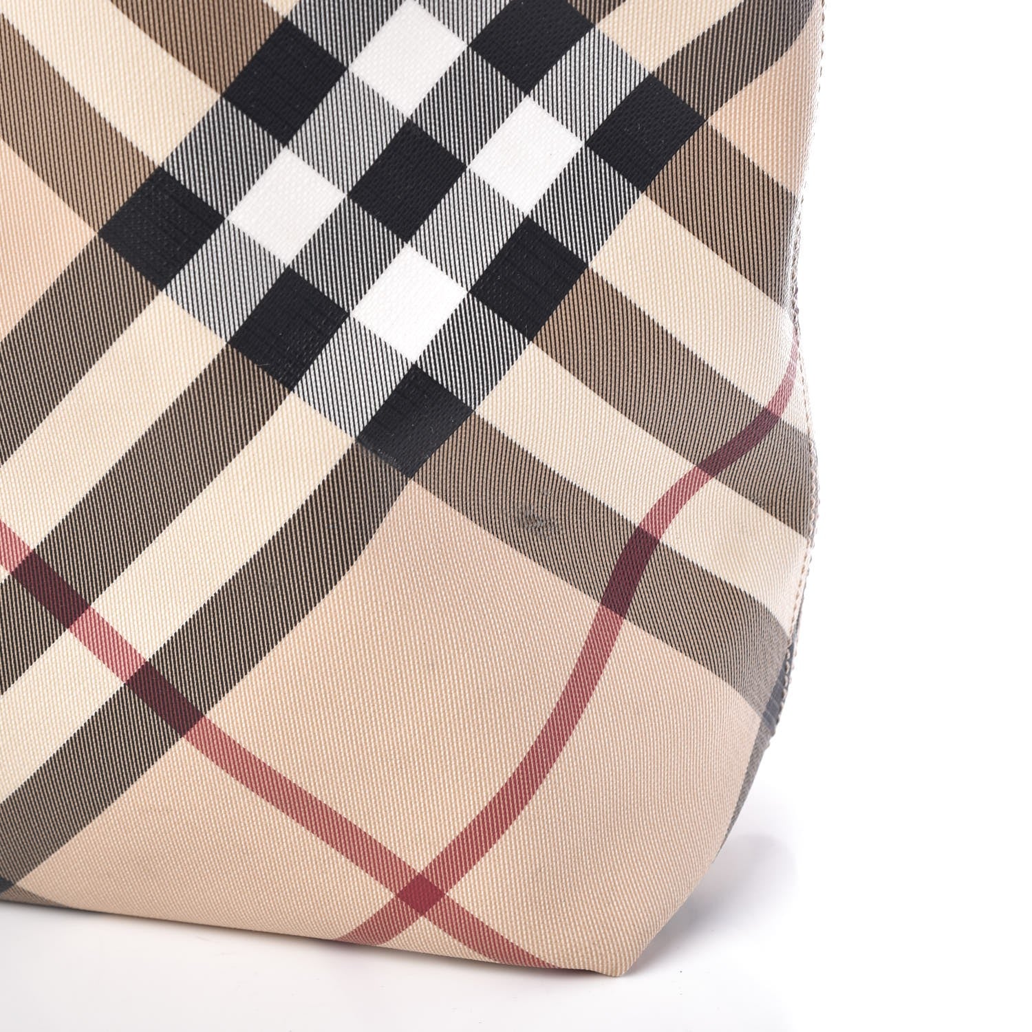 Burberry Nova Check Large Nickie Tote Black 17 of 17