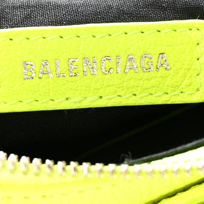 Balenciaga Agneau Arena Le Cagole Shoulder Bag XS Fluo Yellow 6 of 12