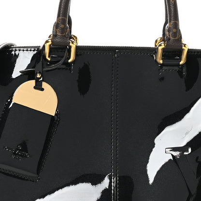 Louis Vuitton Patent Calfskin Miroir Tote Black 6 of 8
