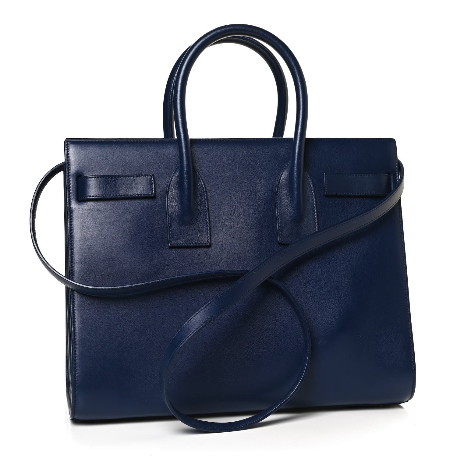 Saint Laurent Calfskin Small Sac De Jour New Marine 3 of 15