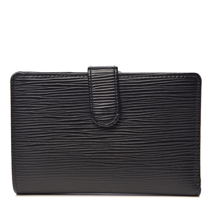 Louis Vuitton Epi French Purse Wallet Black 1 of 8