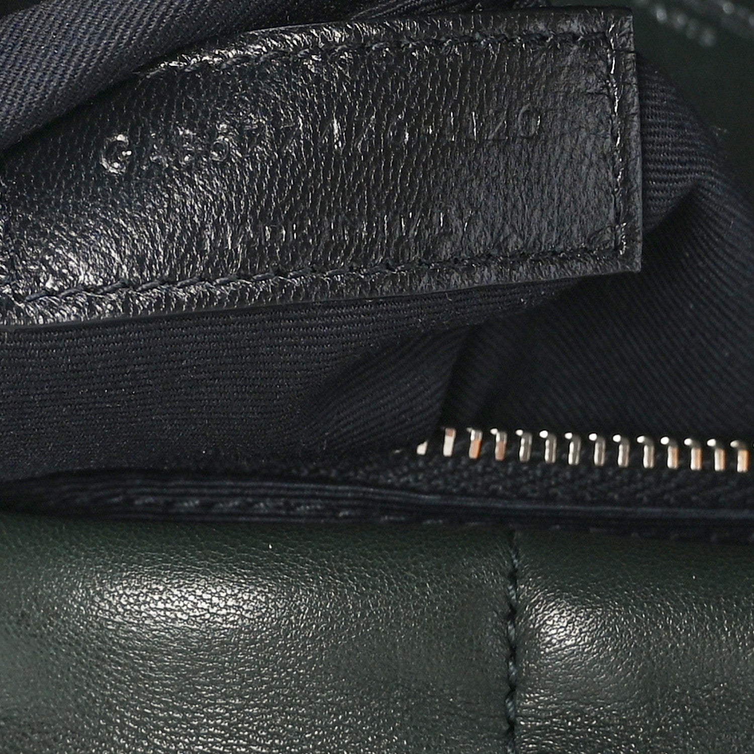 Saint Laurent Lambskin Quilted Small Loulou Puffer Monogram Chain Satchel Seaweed Green 7 of 9