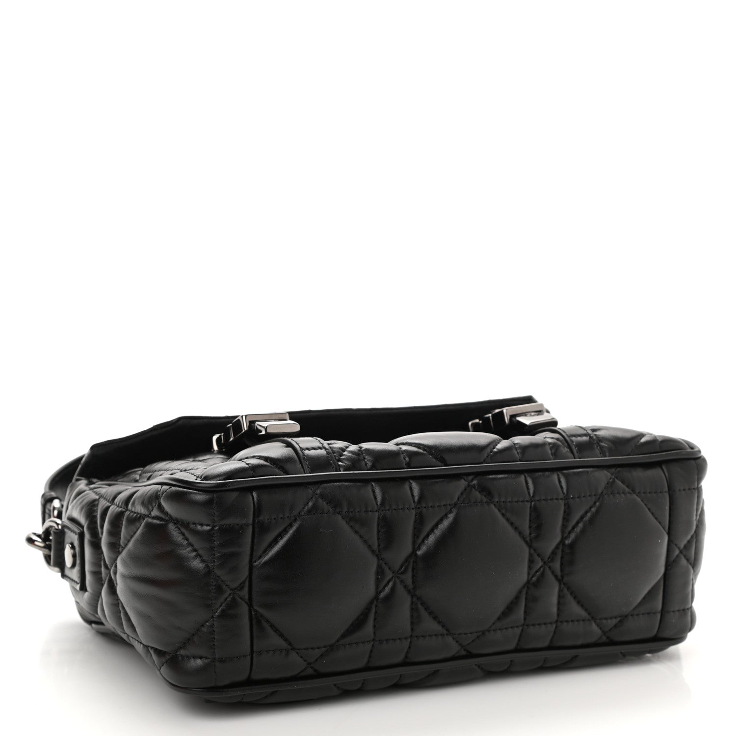 Christian Dior Calfskin Macrocannage Small Diorcamp Messenger Black 4 of 8