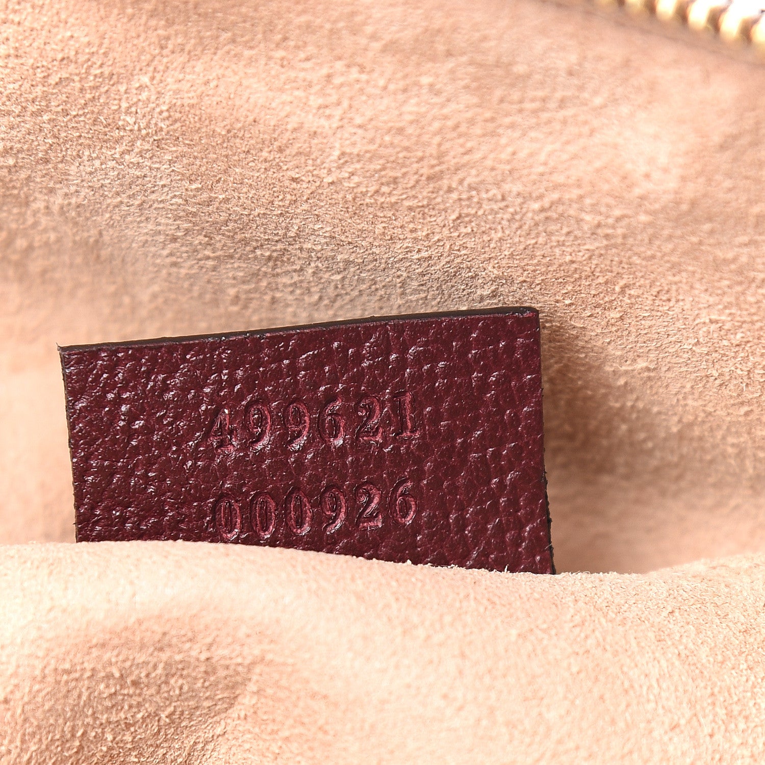 Gucci Textured Calfskin Web Small Ophidia Dome Shoulder Bag Vintage Bordeaux 7 of 10