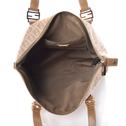 Fendi Zucchino Vitello Roll Tote Beige Tortora 8 of 11