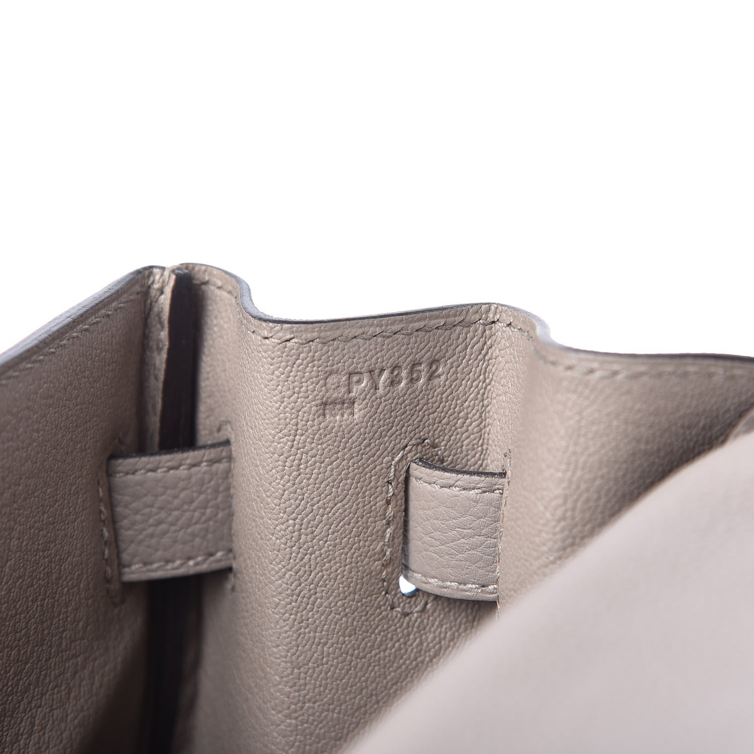 Hermes Togo Kelly Retourne 35 Gris Asphalte 7 of 13