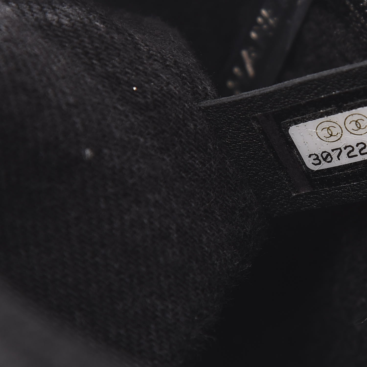 Chanel Denim CC Quilted Mini Square Flap Black 7 of 11