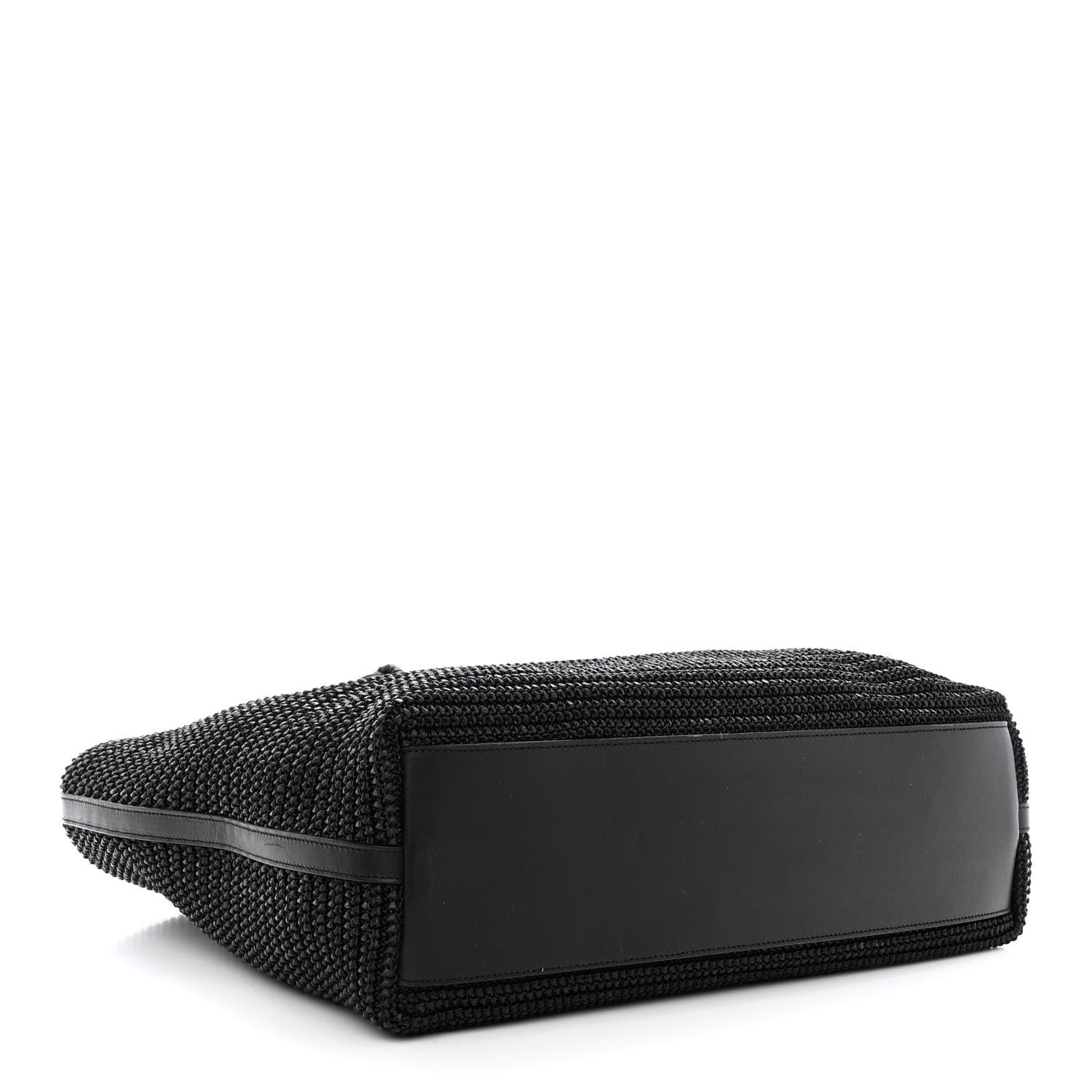 Saint Laurent Raffia Tote Black 4 of 13