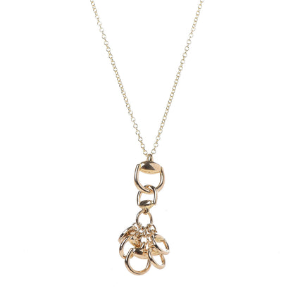 Gucci 18K Yellow Gold Multi Horsebit Pendant Necklace 4 of 8