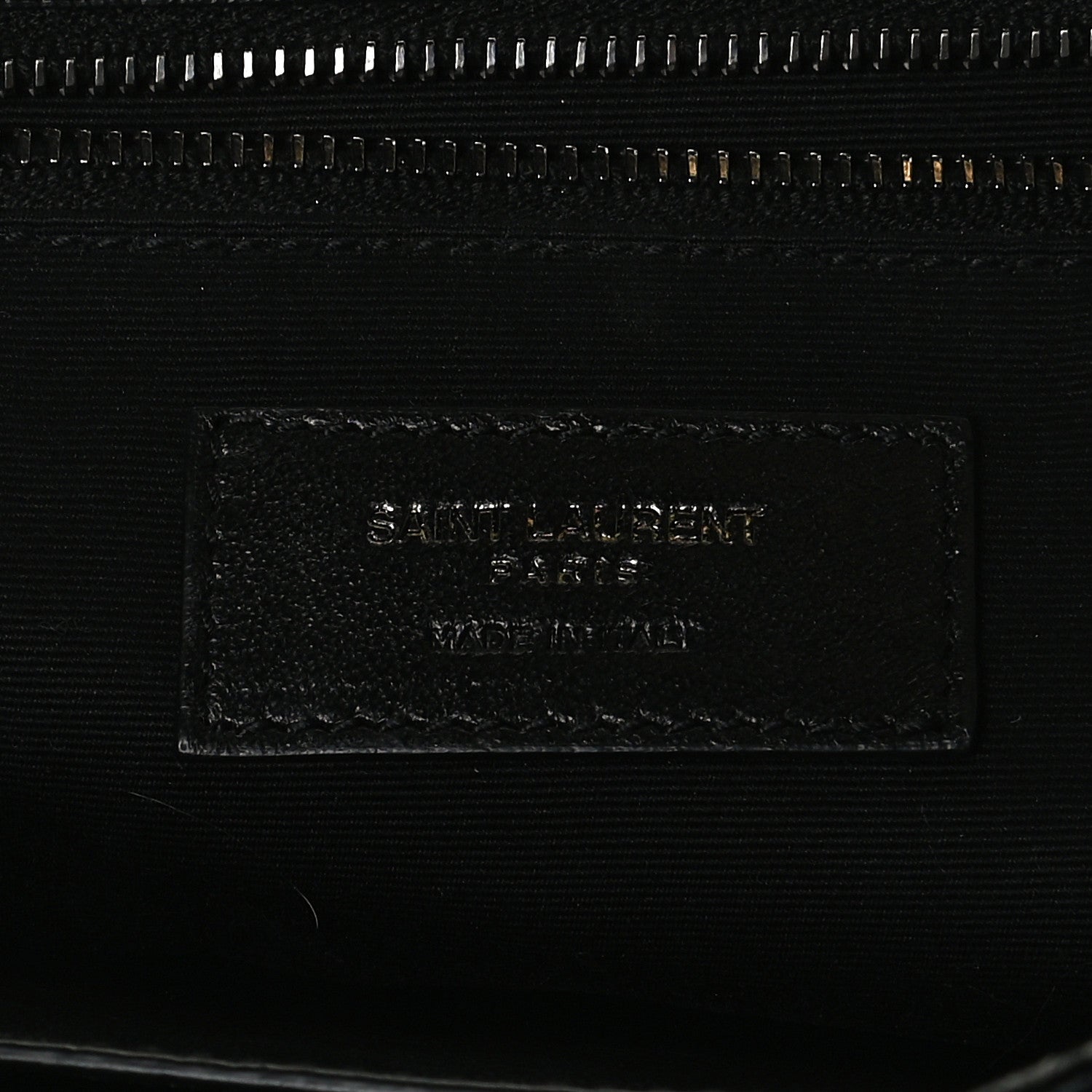 Saint Laurent Crinkled Calfskin Matelasse Monogram Medium Niki Chain Satchel Black 7 of 14