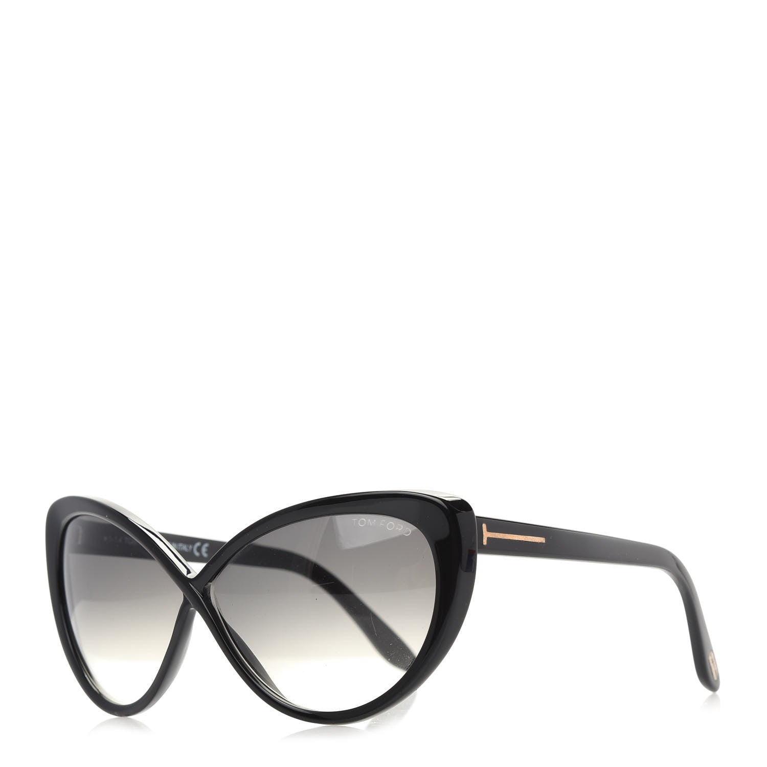 Tom Ford Madison Cat Eye Sunglasses TF253 Black 1 of 8
