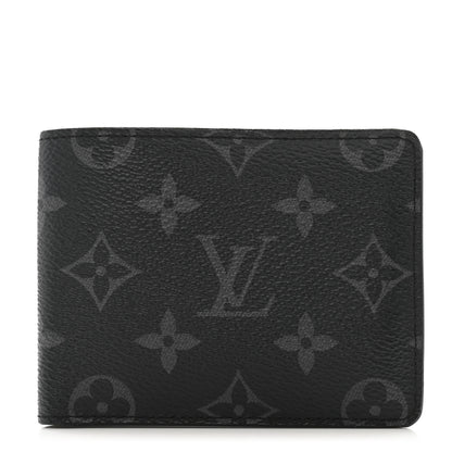 Louis Vuitton Monogram Eclipse Slender Wallet 1 of 10