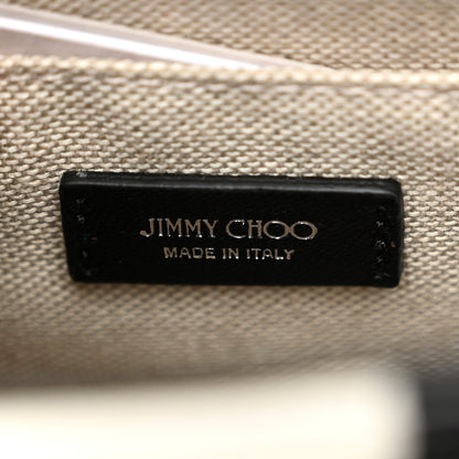 Jimmy Choo Nappa Quilted Avenue Quad Shoulder Bag White Black 6 of 9