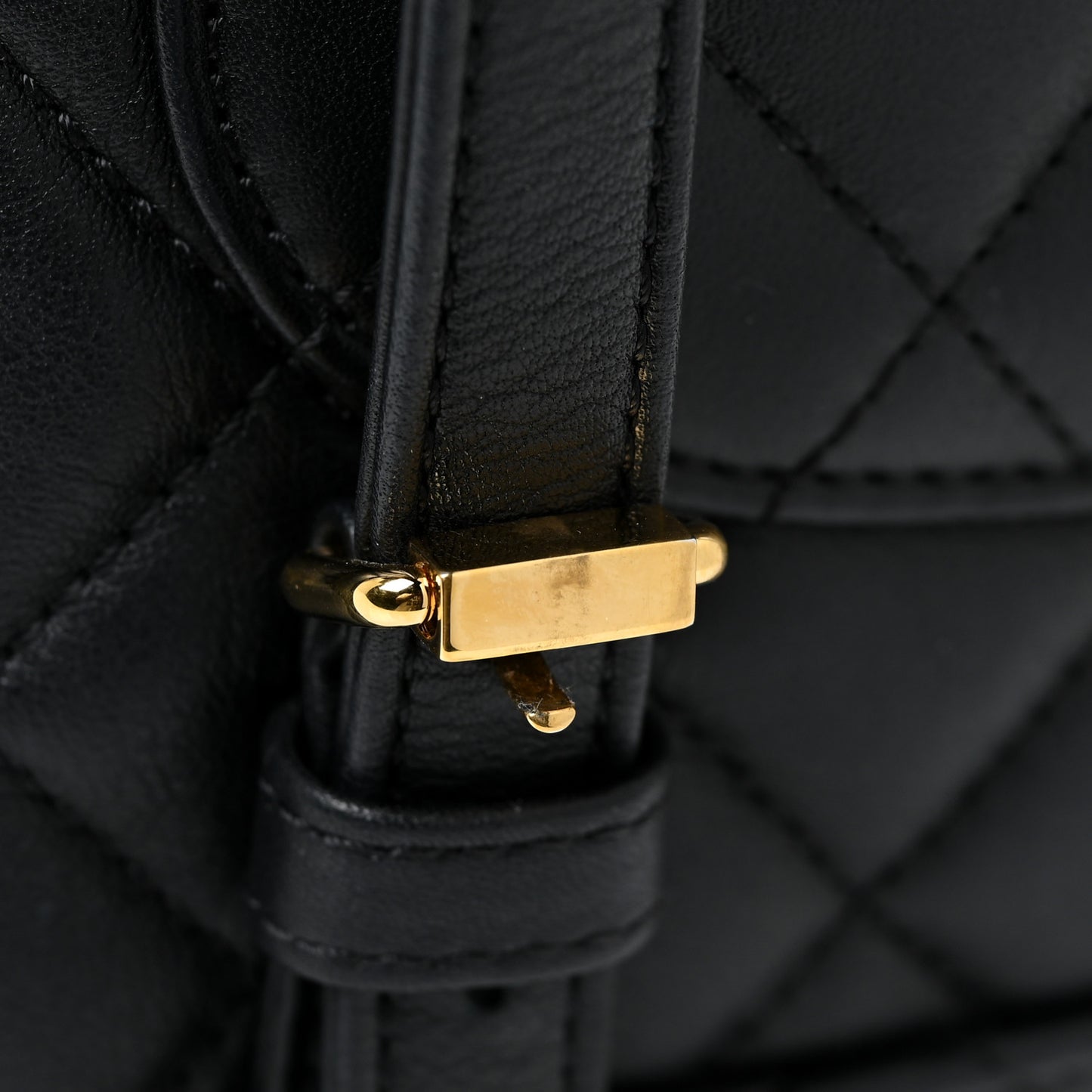 Calfskin Quilted Mini Urban Spirit Backpack Black