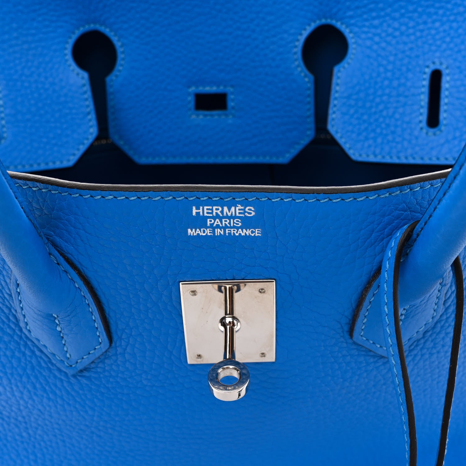 Hermes Togo BIRKIN 35 Bleu Hydra 6 of 12