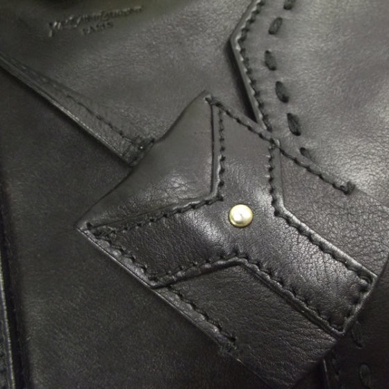 Leather Small Muse Black