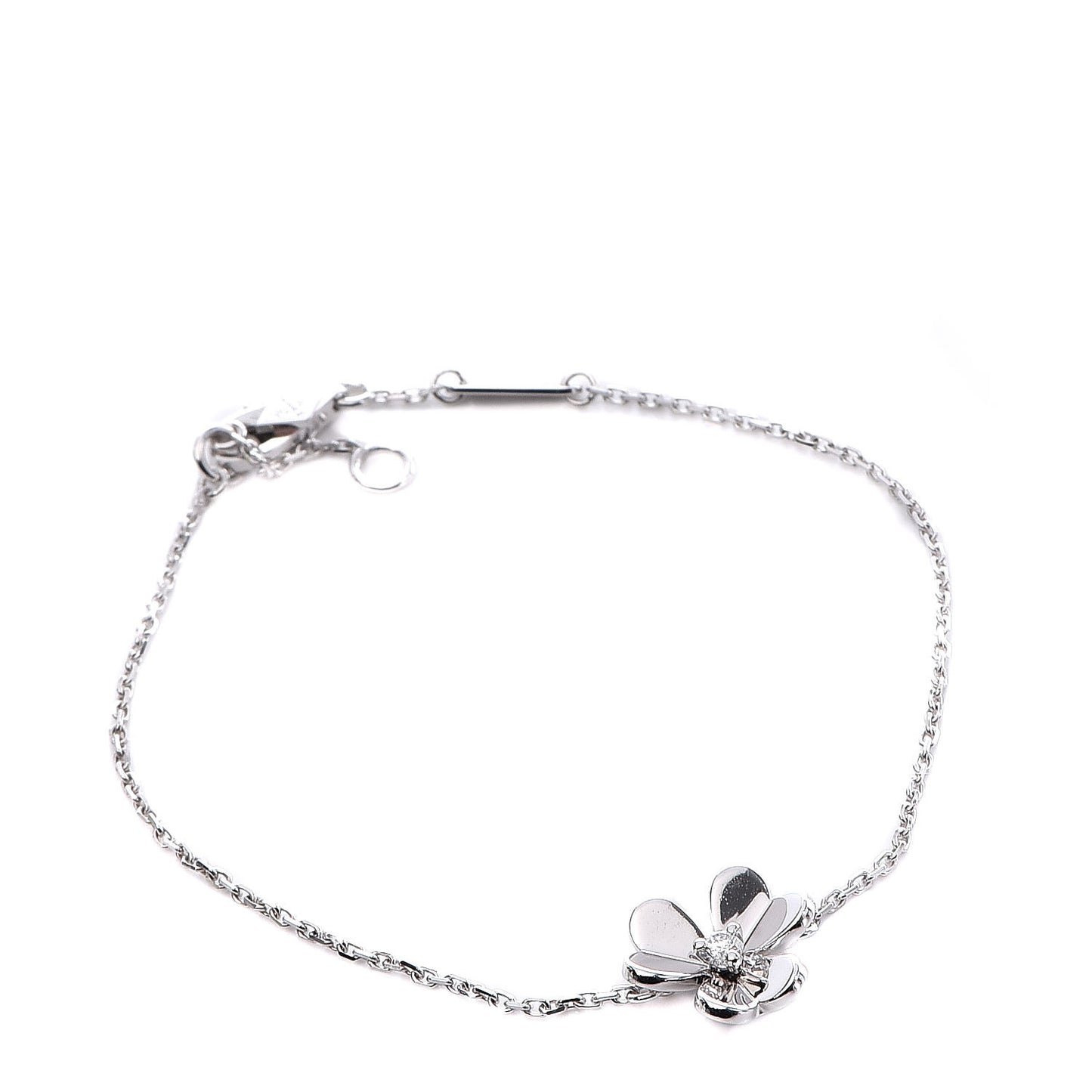18K White Gold Diamond Mini Frivole Bracelet