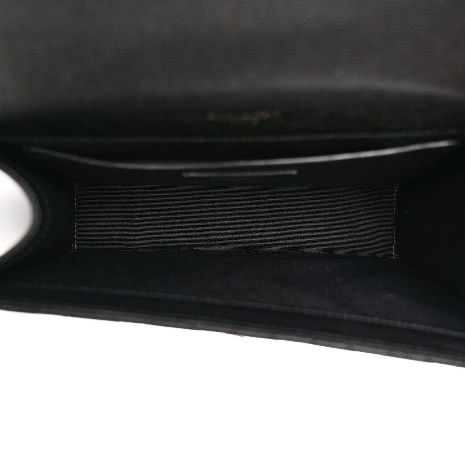 Saint Laurent Grain De Poudre Textured Mixed Matelasse Triquilt Medium Monogram Monochrome Satchel Black 5 of 11