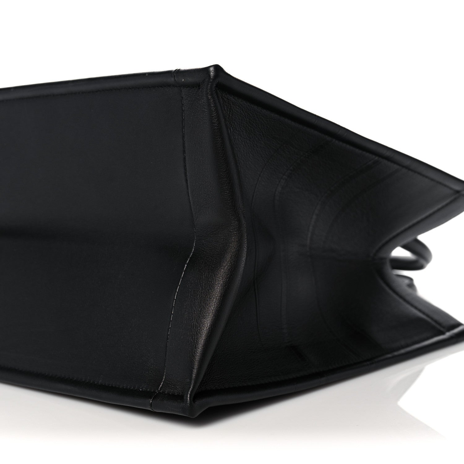 Christian Dior Calfskin Embossed Medium Book Tote Black 10 of 11