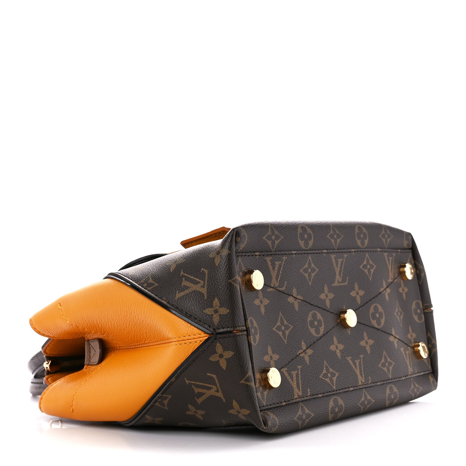 Louis Vuitton Monogram Ostrich Lizard Majestueux PM Yellow 4 of 14