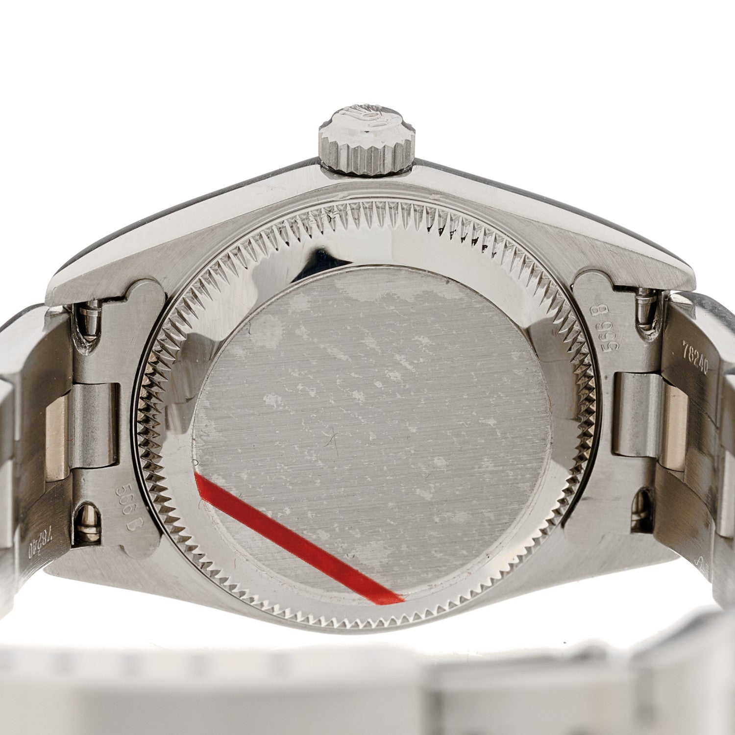 Rolex Stainless Steel 24mm Oyster Perpetual Watch Silver 76080 4 of 5