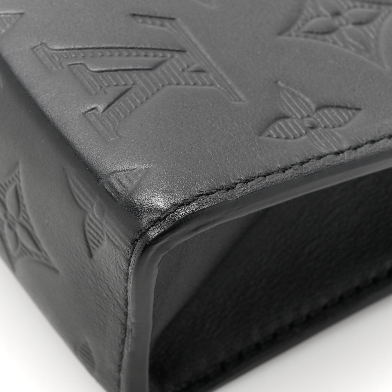 Louis Vuitton Calfskin Monogram Shadow Gaston Wearable Wallet 11 of 12