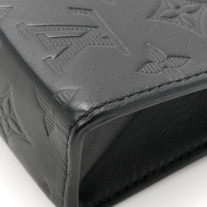 Louis Vuitton Calfskin Monogram Shadow Gaston Wearable Wallet 11 of 12