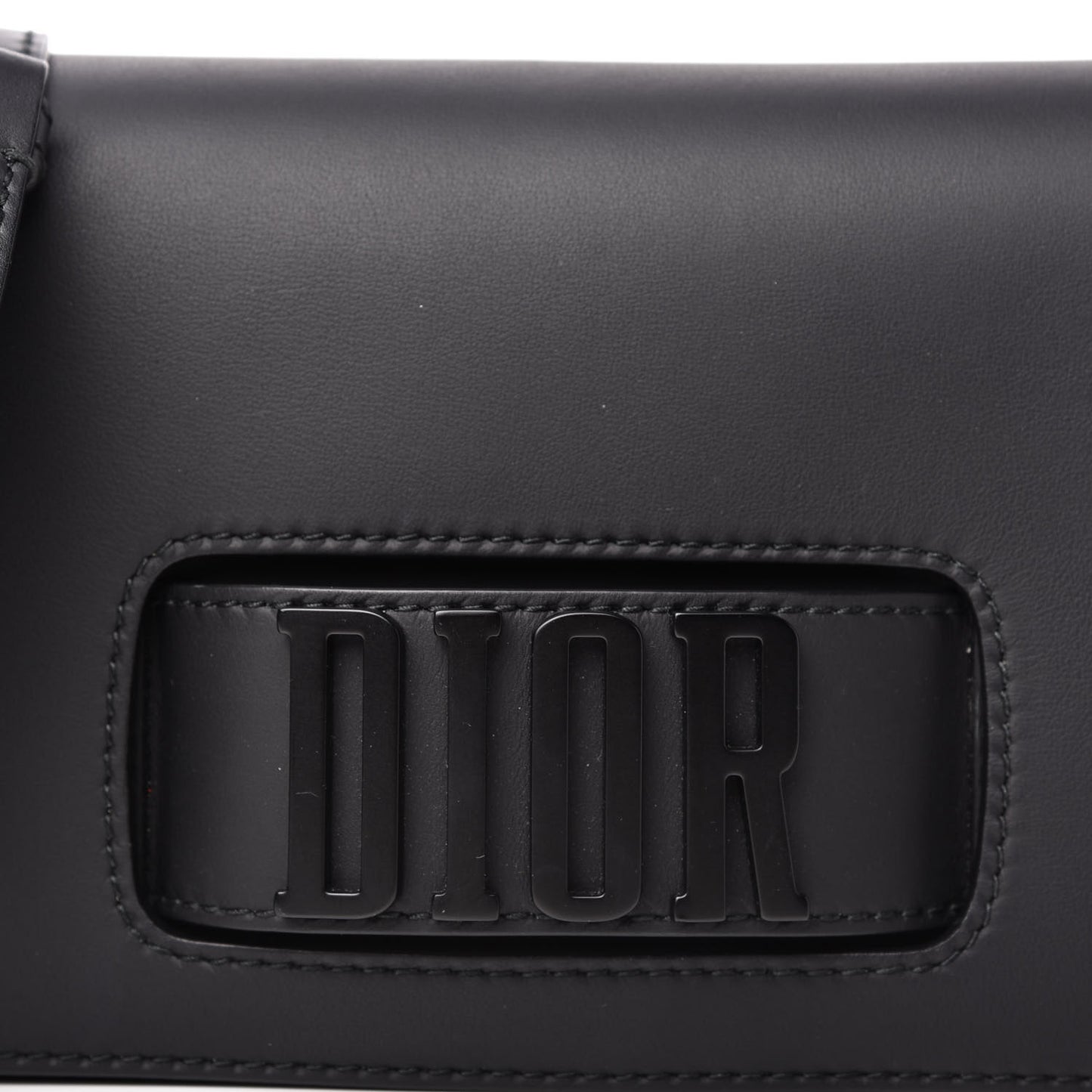 Ultra Matte Calfskin Dio(r)evolution Flap Bag Black
