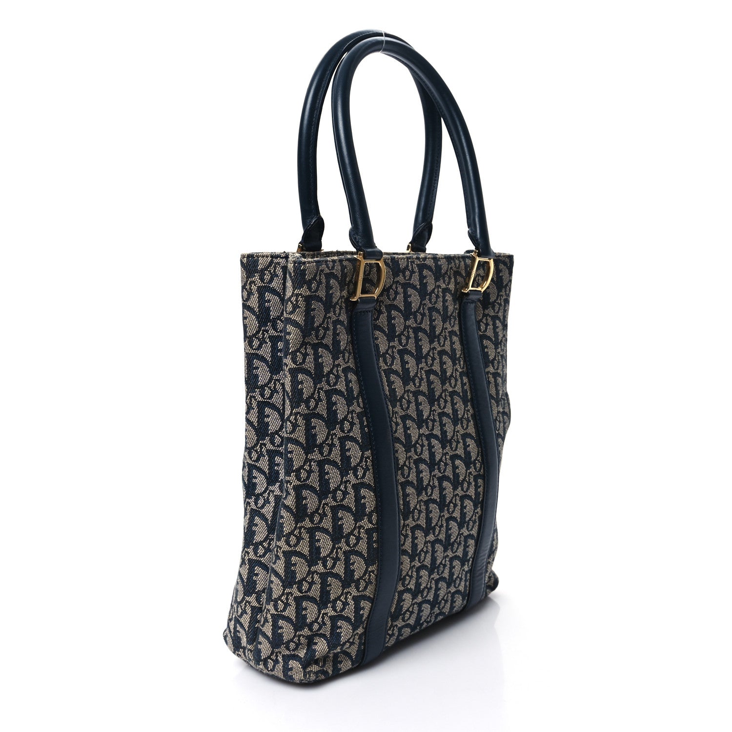 Christian Dior Monogram Tote Blue 3 of 13