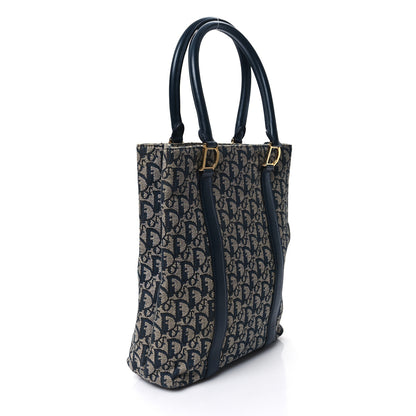 Christian Dior Monogram Tote Blue 3 of 13