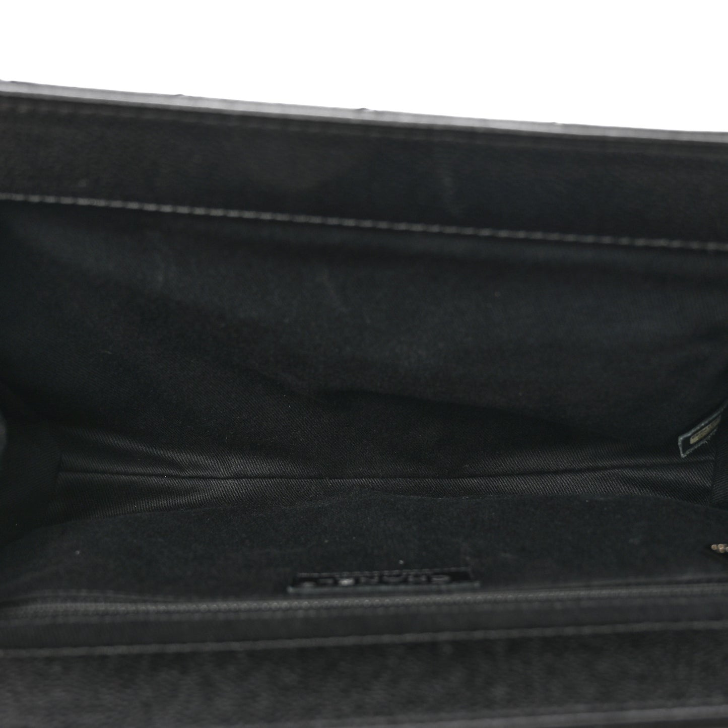 Caviar Quilted CC Large Clutch Black