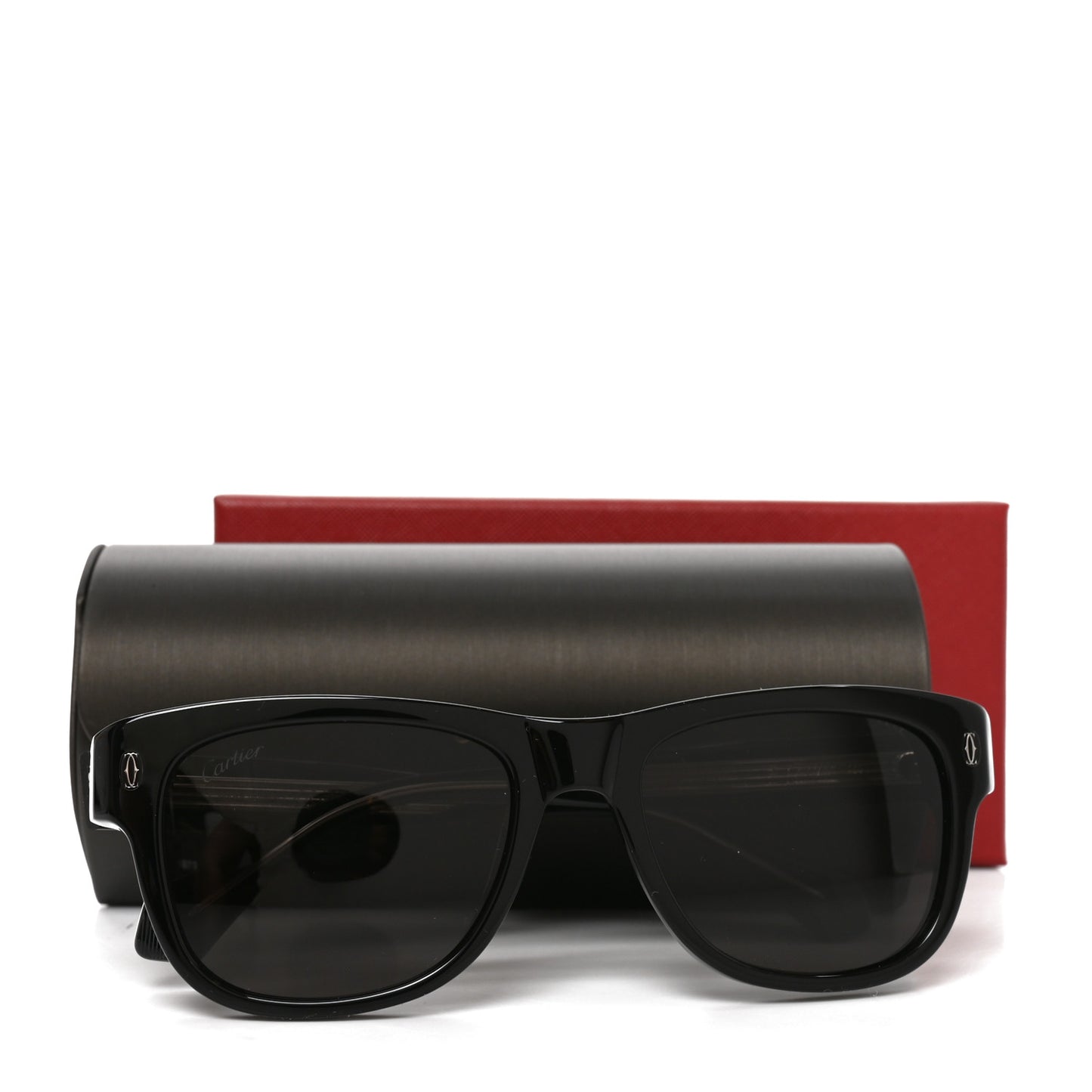 Acetate C De Cartier Sunglasses CT0277S Black