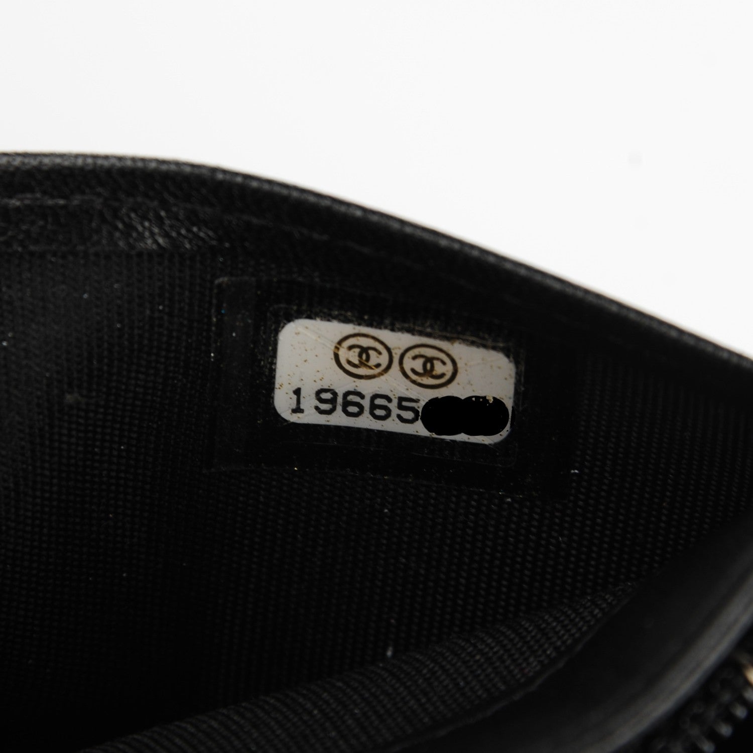 Chanel Lambskin Quilted Boy Yen Wallet Black 7 of 8