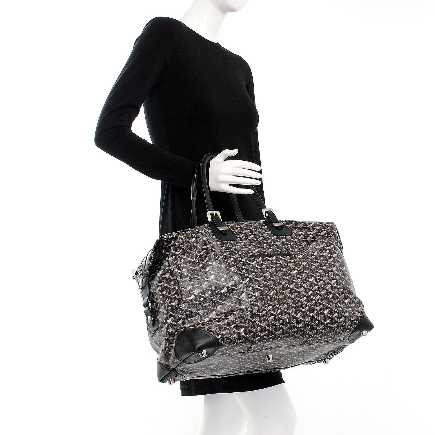 Goyard Goyardine Boeing 45 Black 2 of 12
