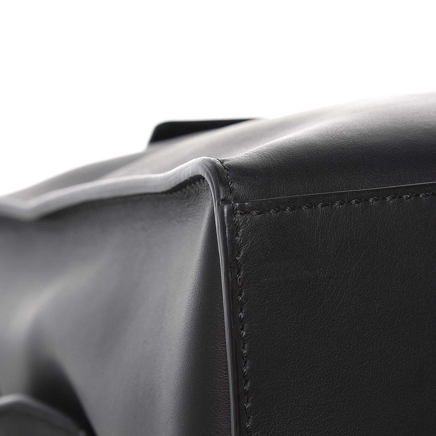Fendi Calfskin Faces Lui Urban Briefcase Black 11 of 11