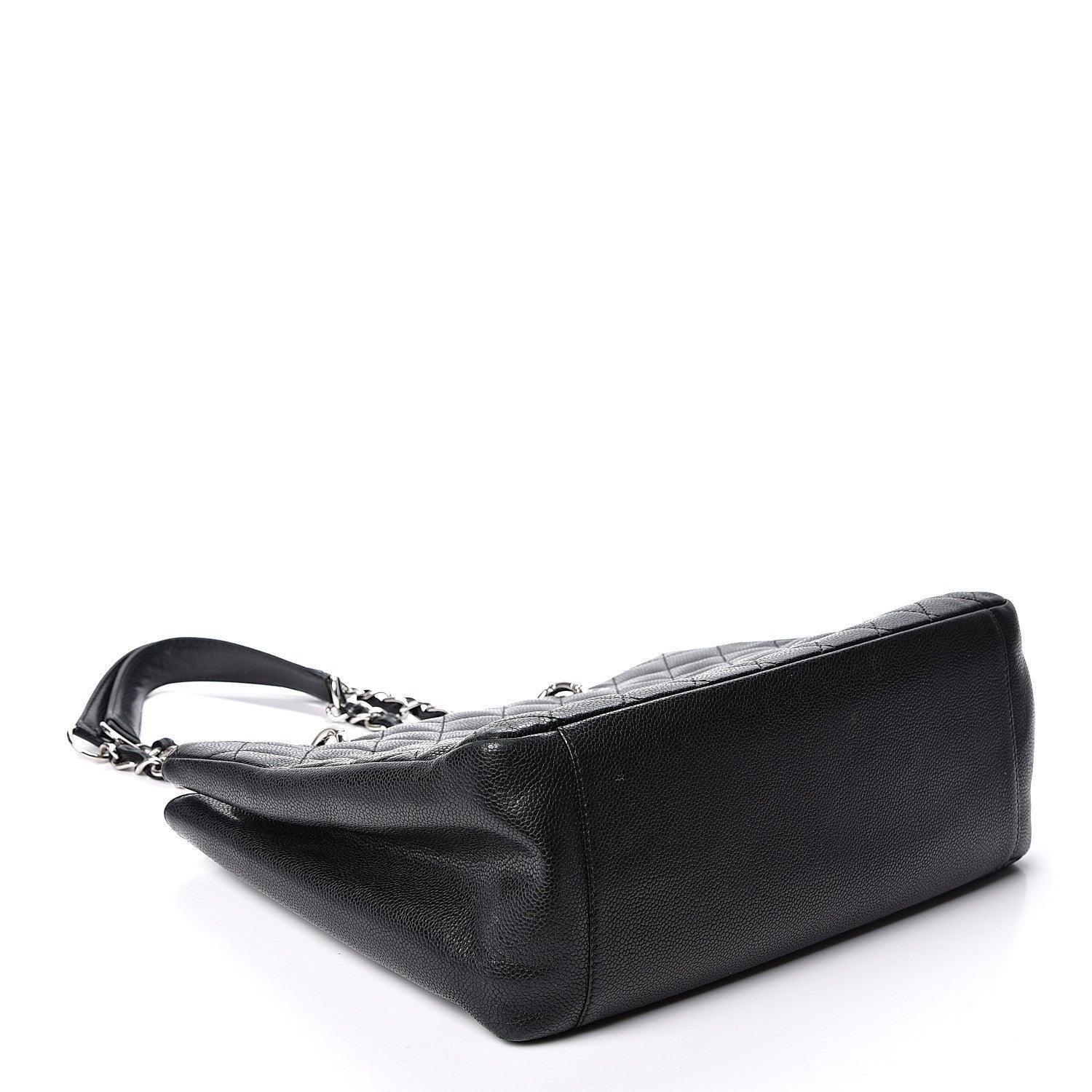 Chanel Caviar Quilted Grand Shopping Tote GST Black 3 of 11